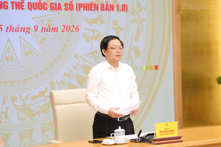 KHUNG KIẾN TRÚC QUỐC GIA SỐ: HOÀN THÀNH TRƯỚC 29/01/2027