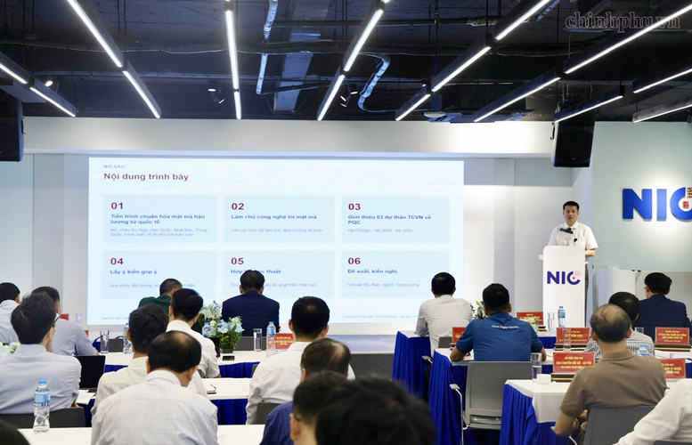 VIỆT NAM CHỦ ĐỘNG CHUYỂN ĐỔI SANG MẬT MÃ HẬU LƯỢNG TỬ, HƯỚNG TỚI BẢO VỆ HỆ THỐNG THÔNG TIN QUAN TRỌNG