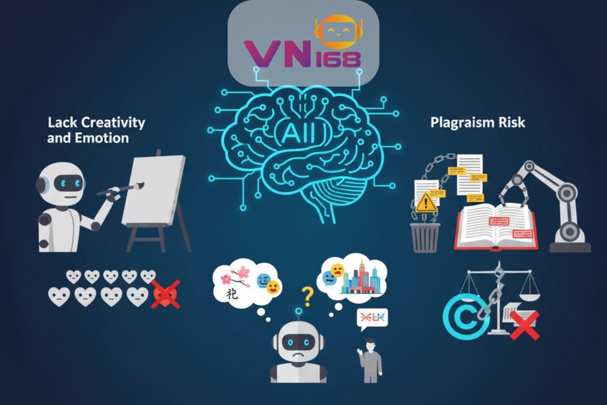 Hạn chế của việc sử dụng AI để soạn văn bản