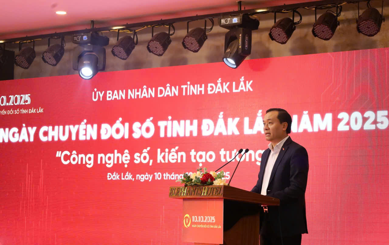 Ông Bùi Thanh Toàn – Giám đốc Sở KH&CN phát biểu tại Ngày hội.