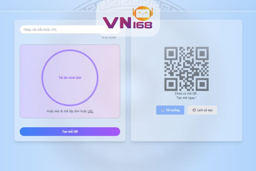 Nhập URL Cần Tạo Mã QR
