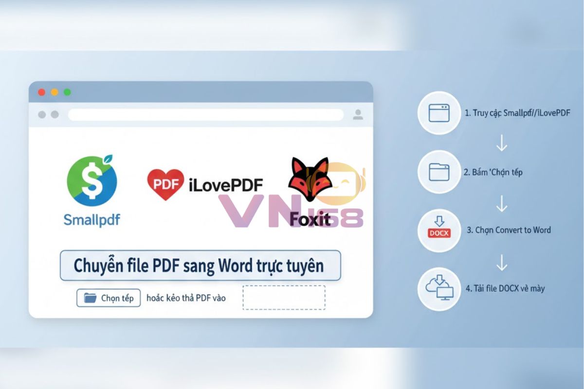 Cách Chuyển File PDF Sang Word Trên Máy Tính