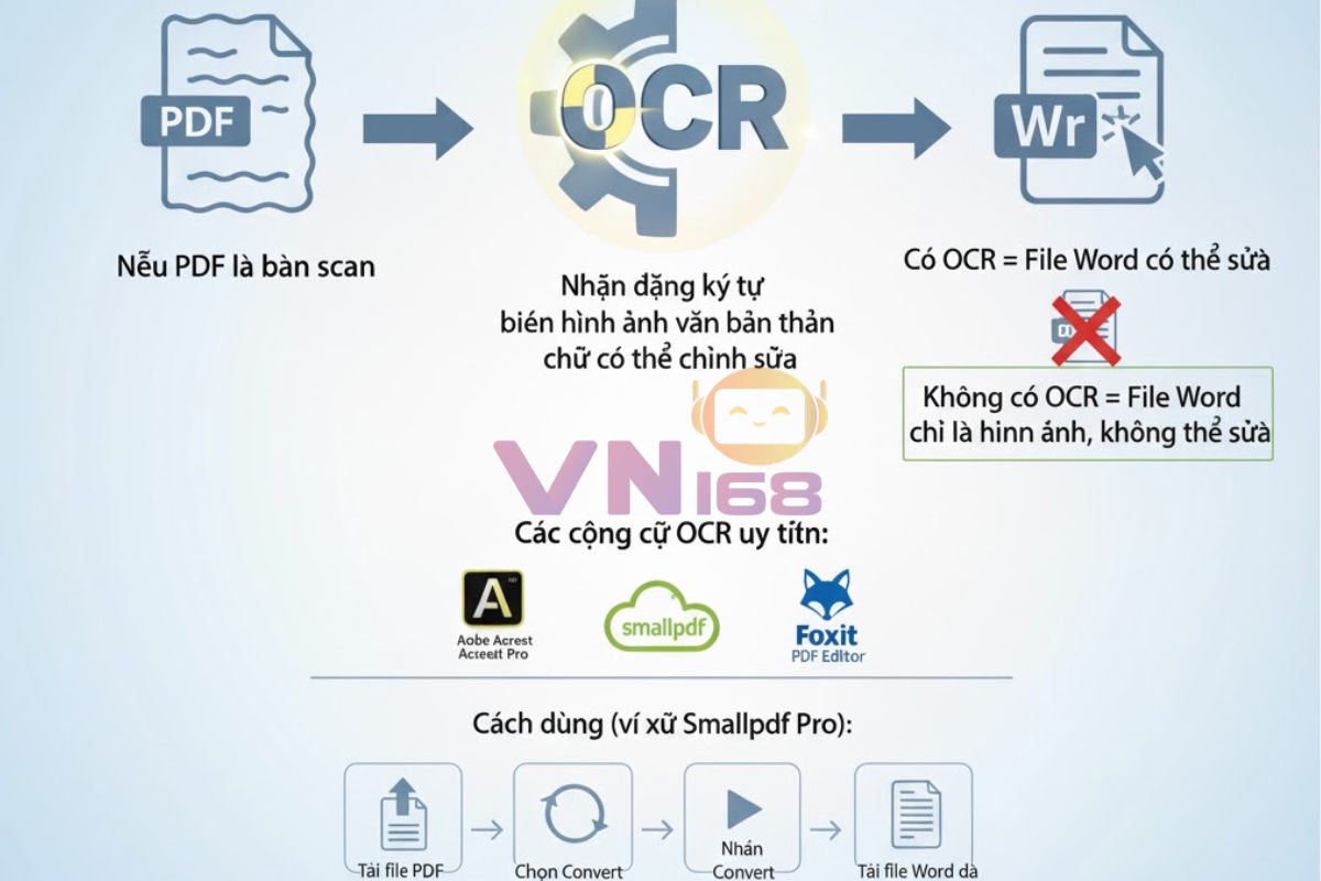 Cách Chuyển PDF Sang Word Chỉnh Sửa Được