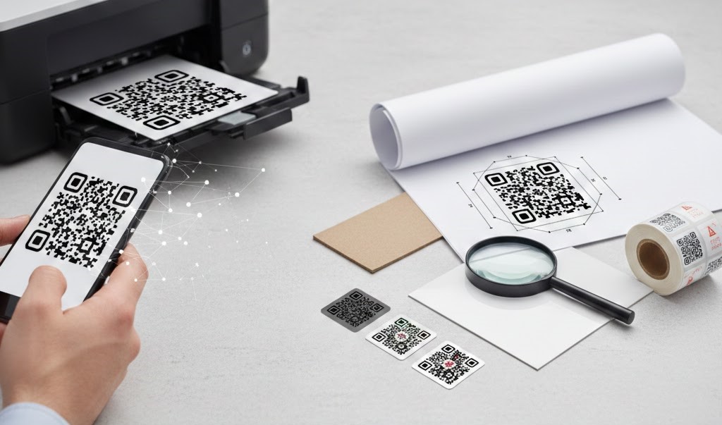 Cách in mã QR ra giấy