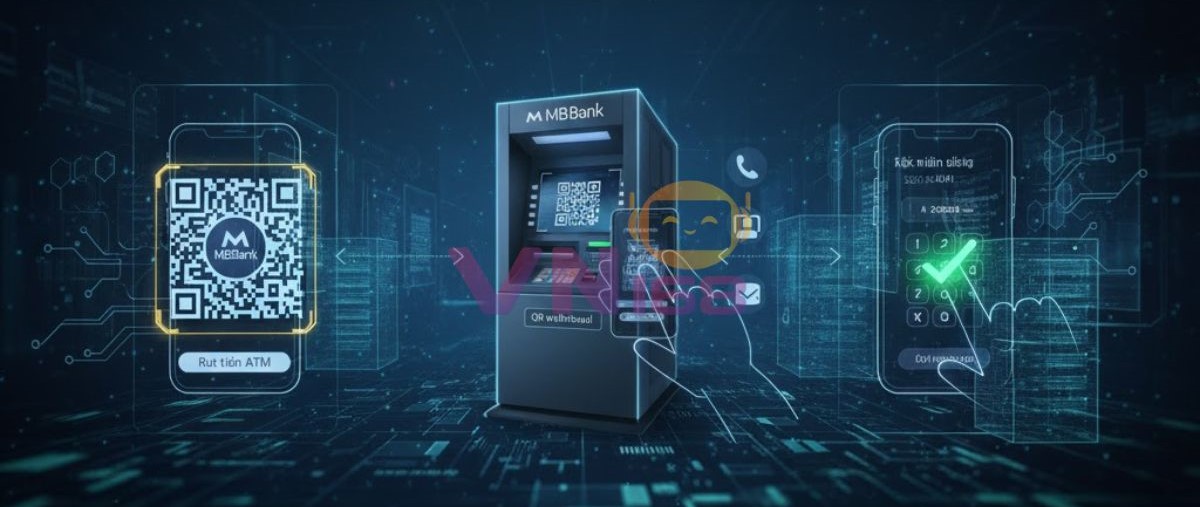 Cách quét mã QR rút tiền ATM không thẻ