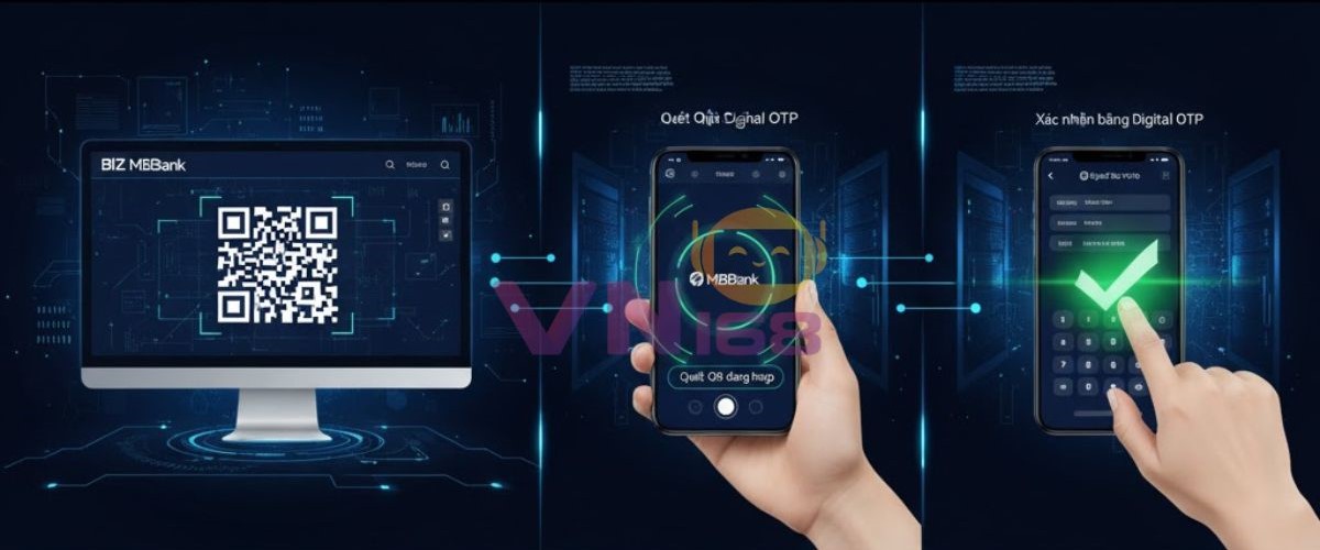 Quét mã QR đăng nhập BIZ MBBank