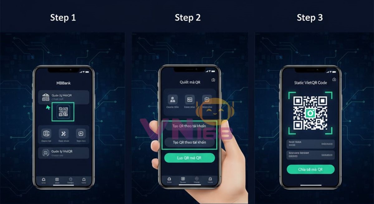 Cách Tạo Mã QR MB Bank