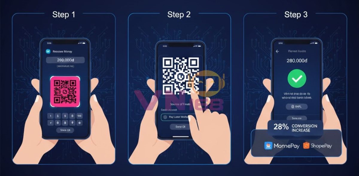 Tạo QR Ví trả sau (MoMo – ShopeePay)