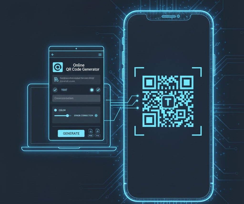 Tạo QR văn bản bằng website tạo mã QR