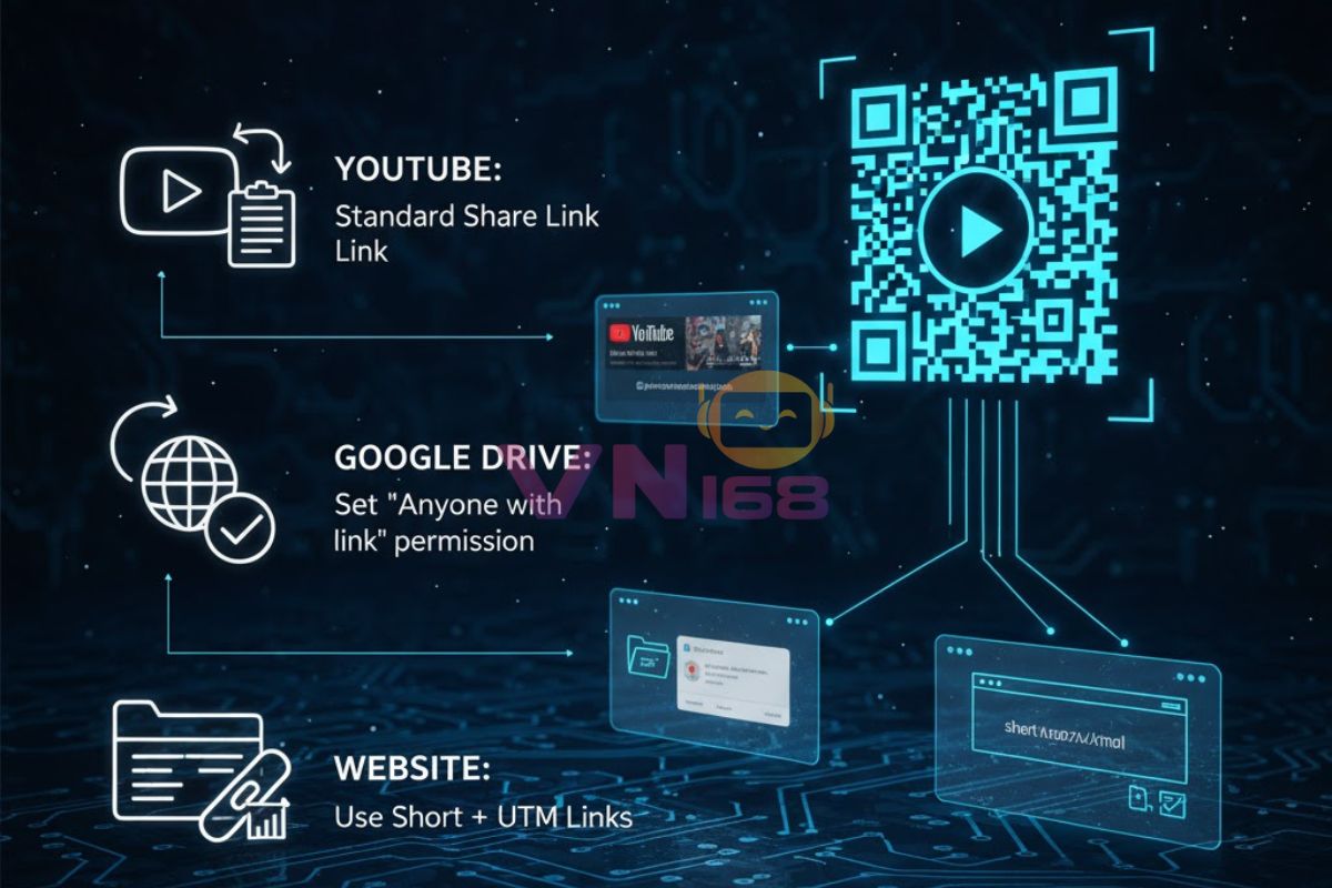 Quy trình tạo mã QR cho video trên máy tính