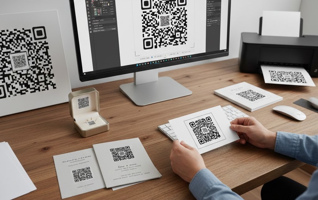 Cách tạo Mã QR Tình Yêu để in lên quà tặng, trang sức, thiệp cưới