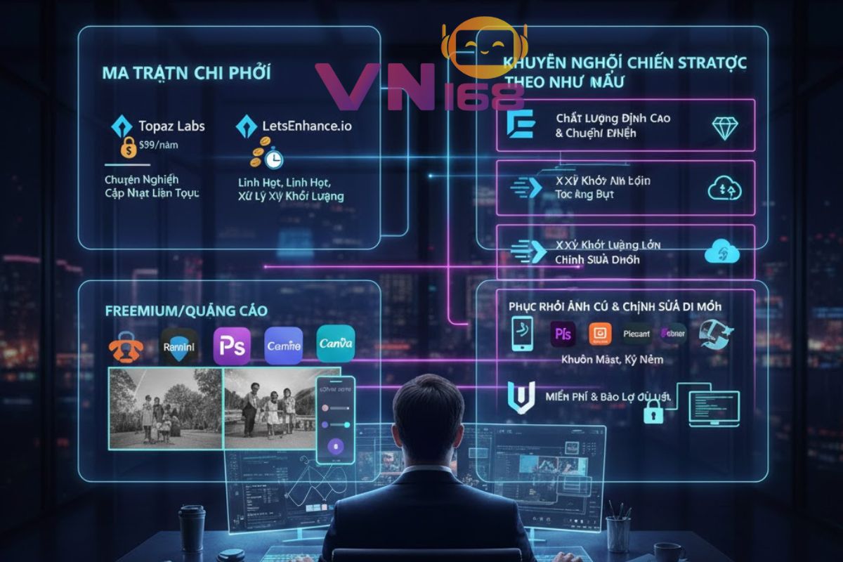 làm nét ảnh bằng công nghệ ai