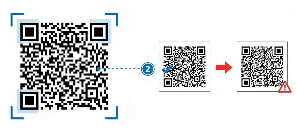Vùng chức năng (Format info, Quiet Zone)