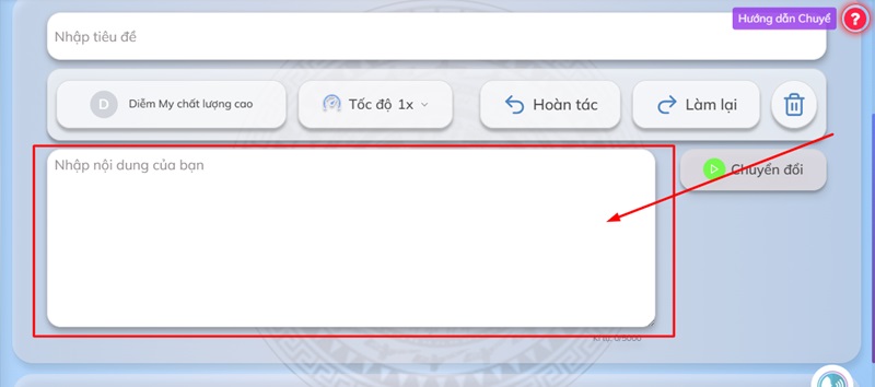Nhập Nội Dung Văn Bản Chính Xác
