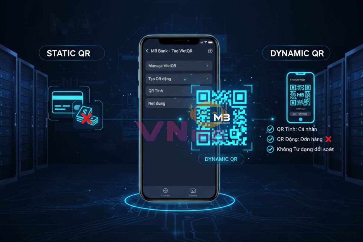 Cách tạo mã QR thanh toán MB Bank