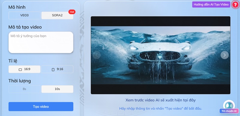 tạo video từ văn bản với vn168