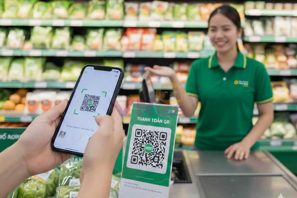 Cách quét mã QR Bách Hóa Xanh