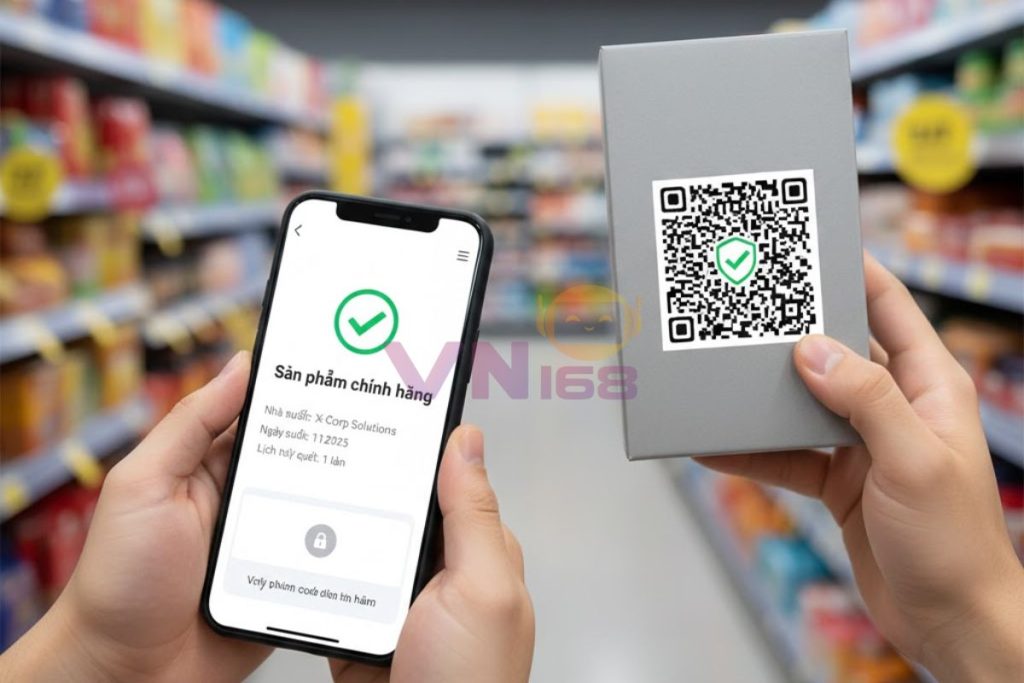 Cách quét mã QR chống hàng giả