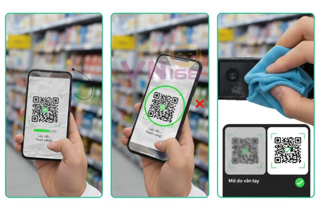 Giải pháp quét mã QR bị mờ
