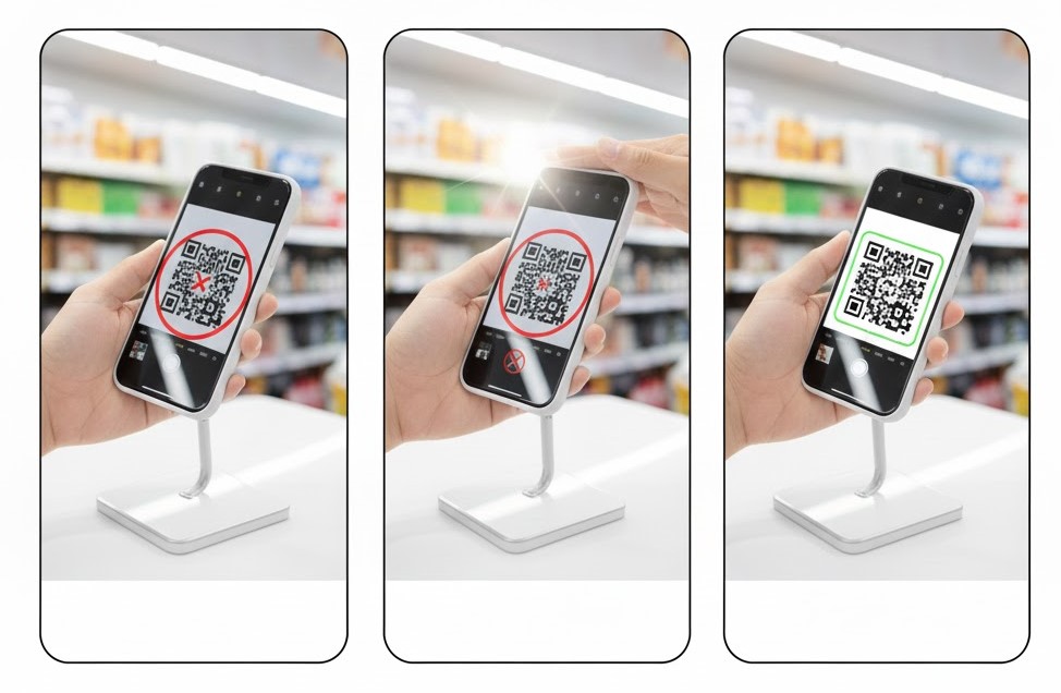 Thay đổi góc quét để giảm chói