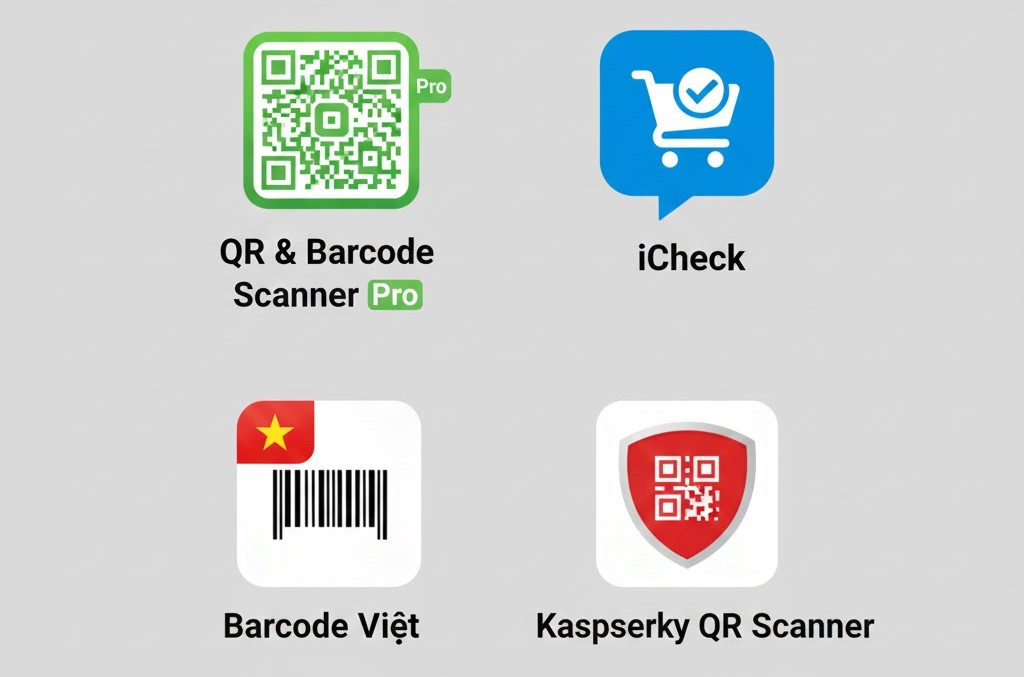Dùng ứng dụng quét chuyên dụng (tỷ lệ thành công cao hơn 25–40%)