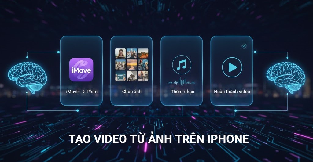 Cách tạo video từ ảnh trên iPhone