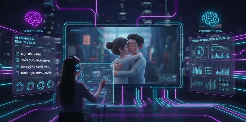 Hướng dẫn cách làm video AI