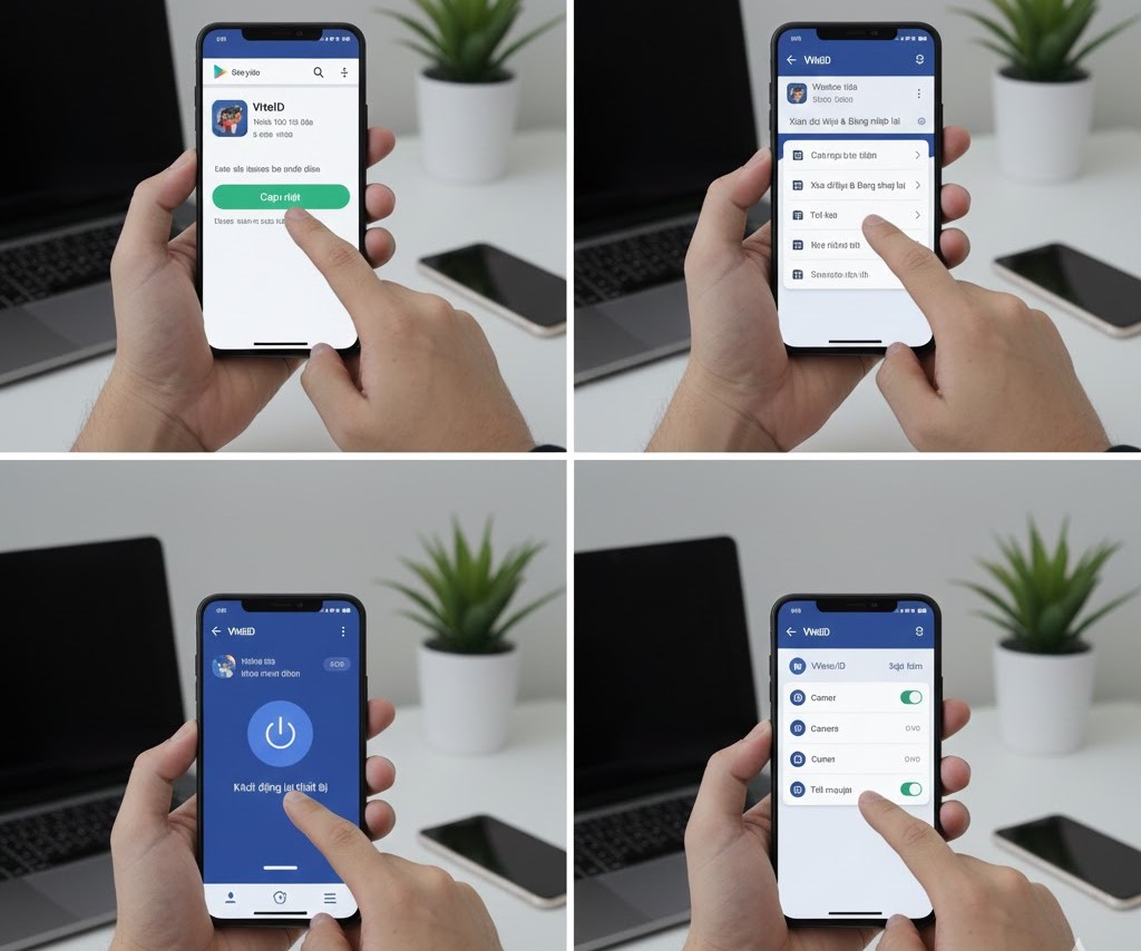 khắc phục không quét được mã QR trên VNeID
