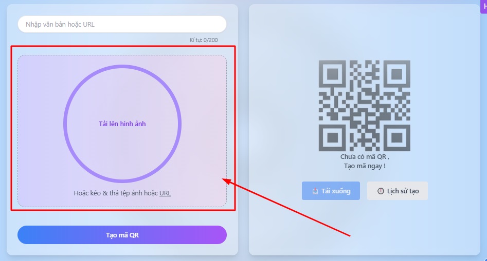 Tùy chỉnh giao diện QR