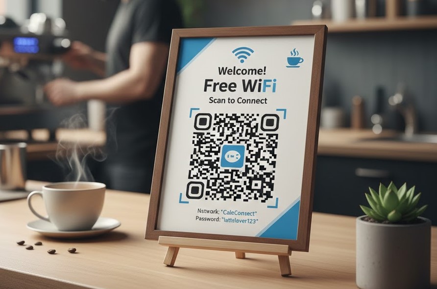 QR WiFi cho khách sạn, quán café