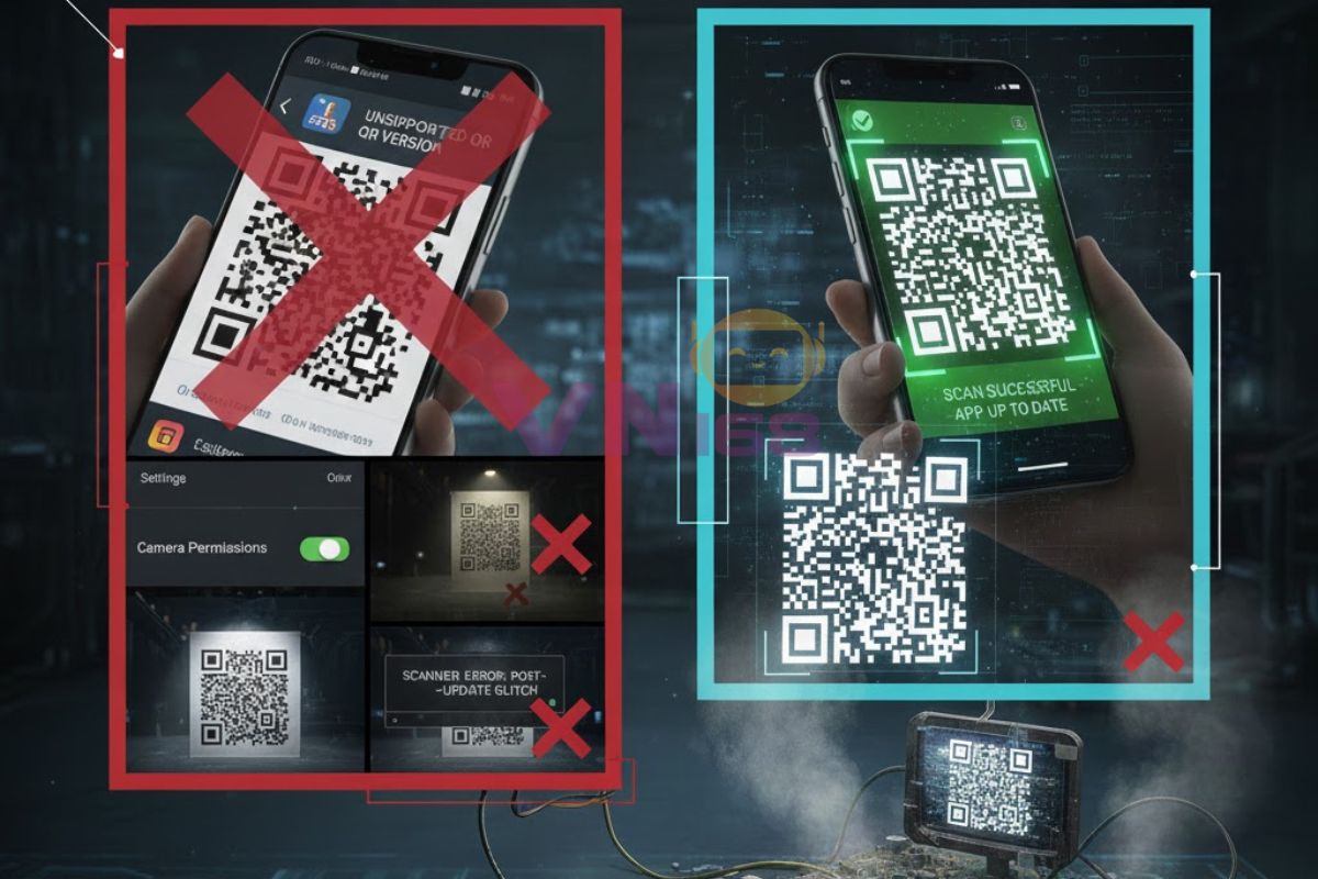 Lỗi phần mềm đọc QR