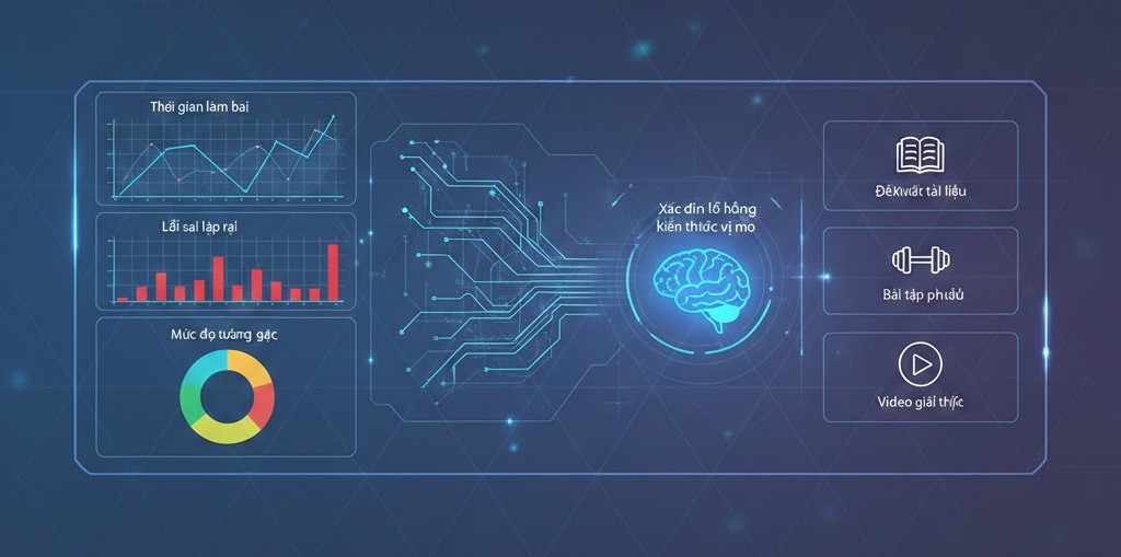 AI giúp cá nhân hóa lộ trình học tập như thế nào