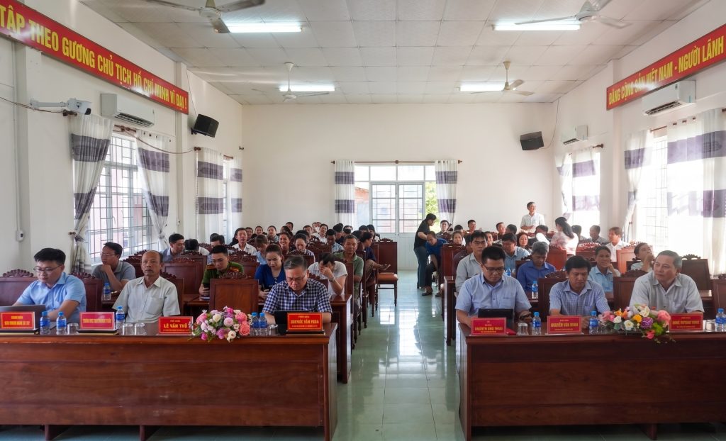 Đại biểu tham dự lớp tập huấn